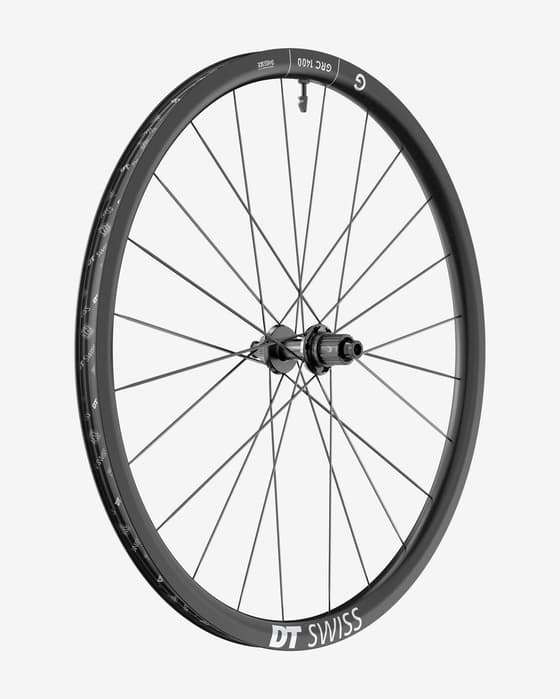Roda traseira DT Swiss GRC 1400 Dicut 30 mm Disco Center Lock Eixo passante 12x142 mm