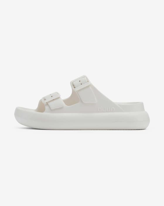 Sandalias Duuo Eva Curvi blanco puro mujer