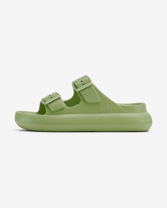 Sandalias Duuo Eva Curvi verde mujer