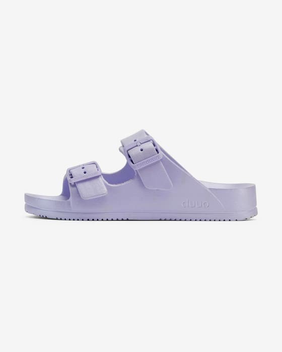 Sandalias Duuo Eva Flat Metal lila mujer