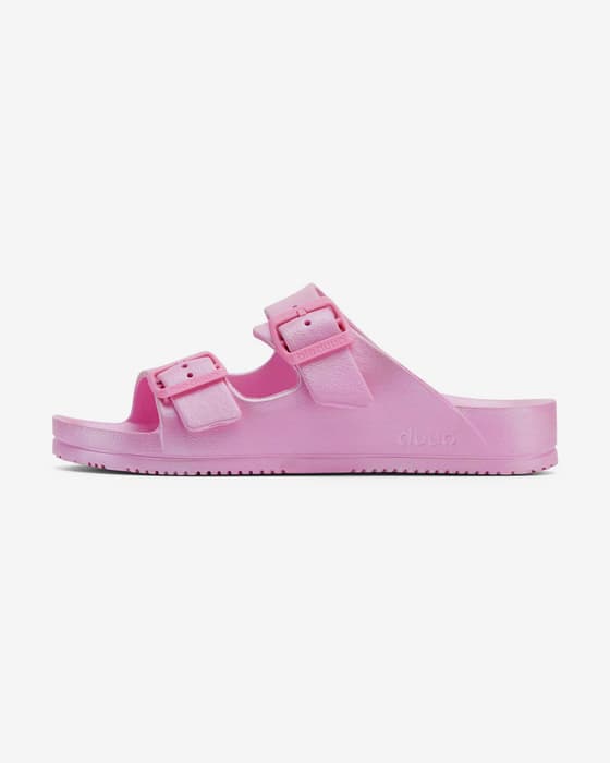 Sandalias Duuo Eva Flat Metal rosa mujer