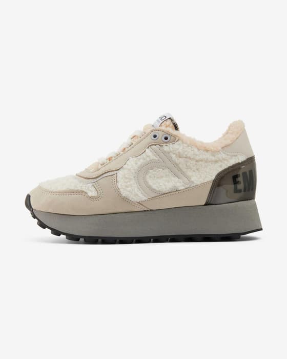 Zapatillas Duuo Calma High blanco beige mujer