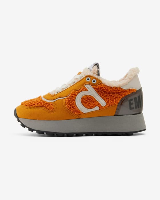 Zapatillas Duuo Calma High naranja gris mujer