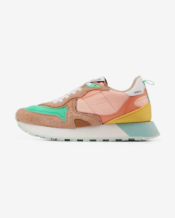 Zapatillas Duuo Calma 2.0 verde turquesa rosa amarillo