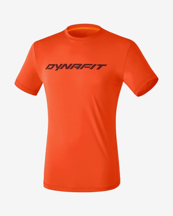 Camiseta Dynafit Traverse manga corta naranja