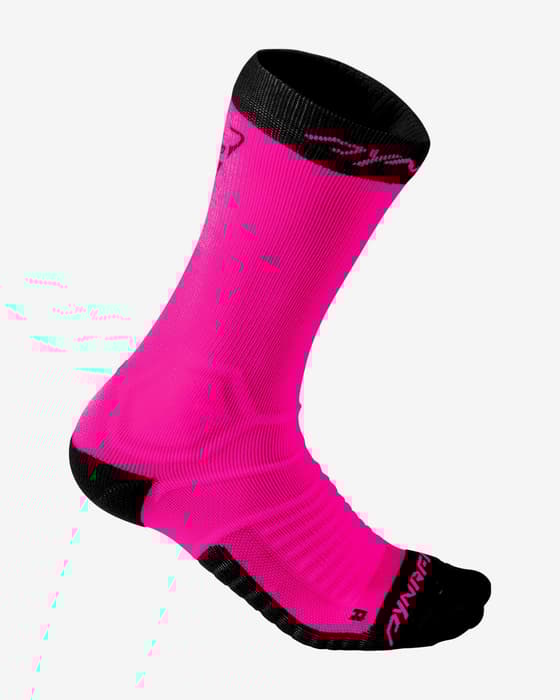 Chaussettes Dynafit Ultra Cushion fuchsia noir
