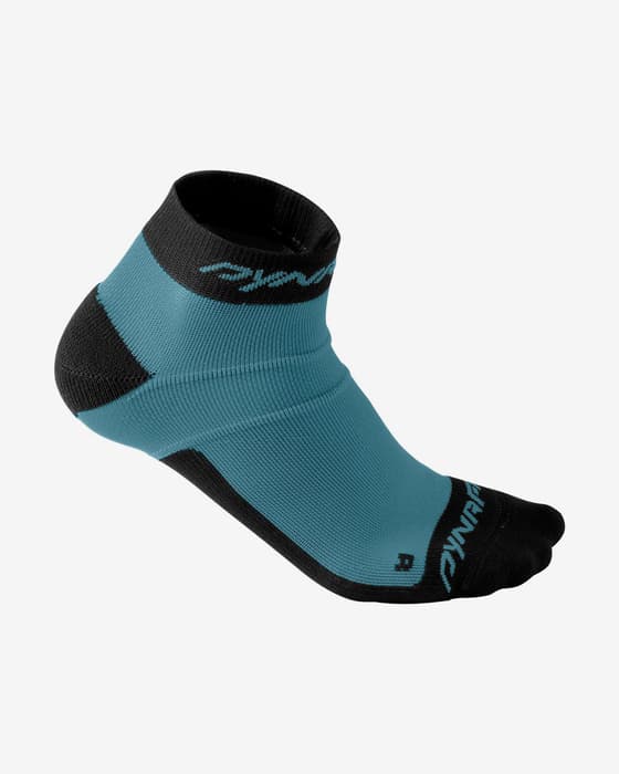 Chaussettes Dynafit Vert Mesh Footie bleu électrique noir