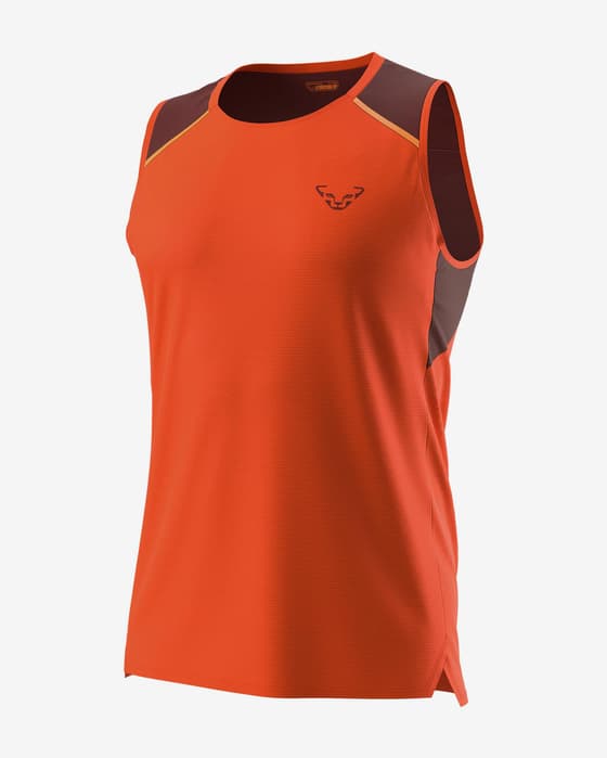Camiseta Dynafit Sky sin mangas naranja