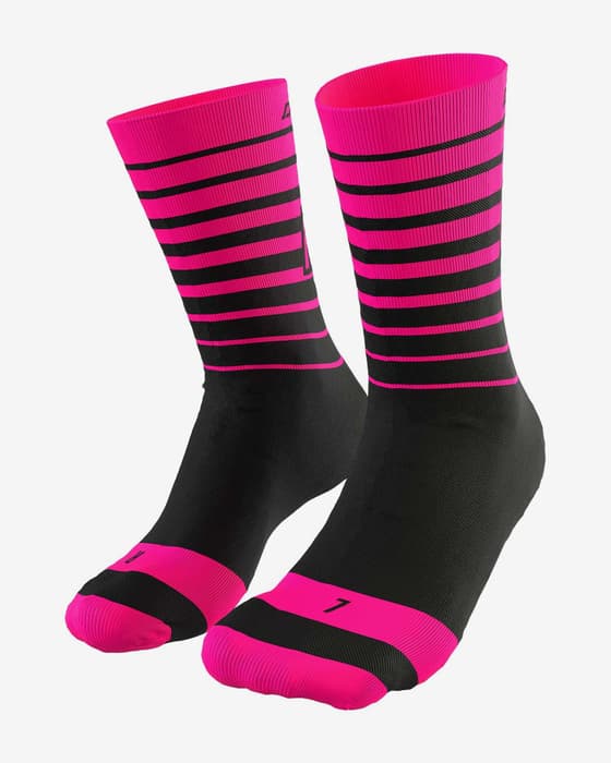 Calcetines Dynafit Live To Ride negro fucsia