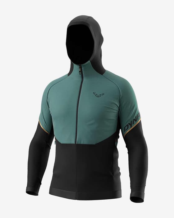 Chaqueta con capucha Dynafit Alpine Hybrid azul atlántico