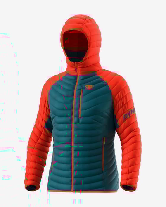 Chaqueta con capucha Dynafit Radical azul marino naranja