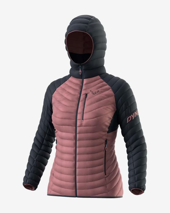 Chaqueta Dynafit Radical Down Hooded violeta azul oscuro mujer