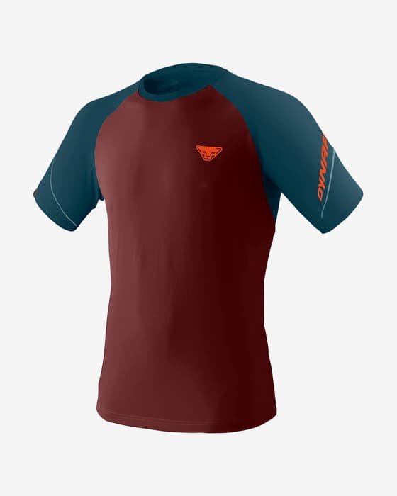 Camiseta Dynafit Alpine Pro manga corta granate azul marino