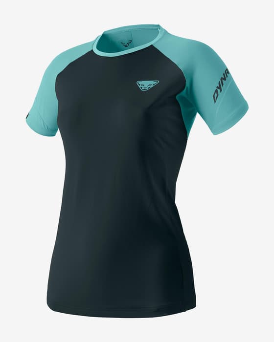 Camiseta Dynafit Alpine Pro manga corta azul noche azul celeste mujer