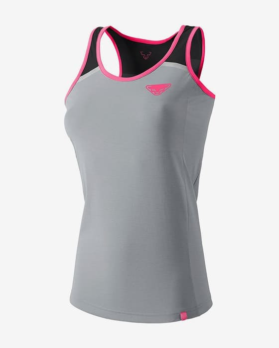 Camiseta Dynafit Alpine Pro tirantes gris rosa negro mujer