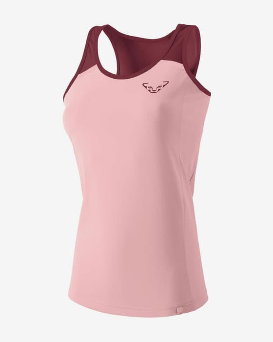 Camiseta Dynafit Alpine Pro tirantes rosa claro granate mujer