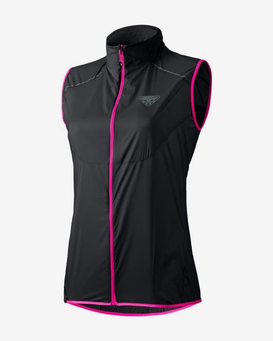 Colete corta-vento Dynafit Vert Wind 49 preto mulher