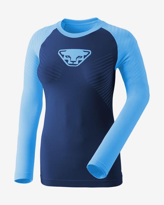 Camiseta Dynafit Speed Dryarn manga larga azul mujer