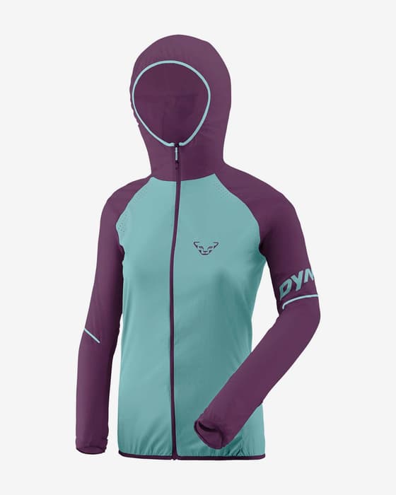 Chaqueta fina Dynafit Alpine Wind 2 azul cielo granate mujer