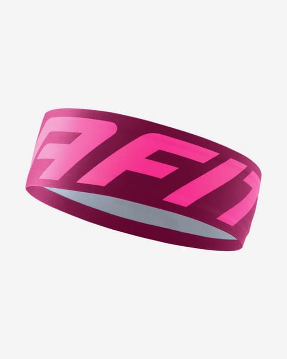 Cinta para la cabeza Dynafit Performance Dry Slim Headband rosa granate