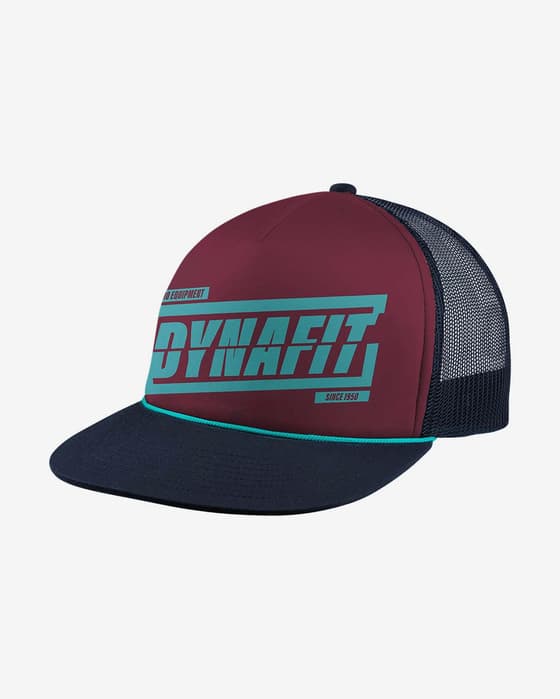 Gorra Dynafit Graphic Trucker granate azul oscuro