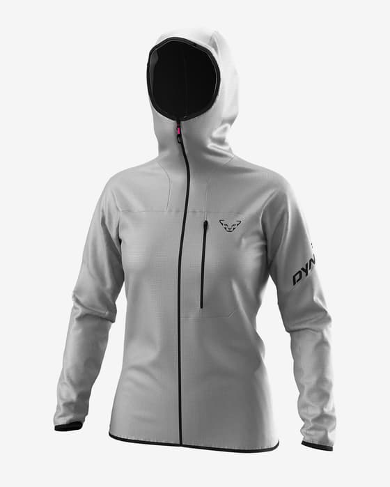Chaqueta con capucha Dynafit Traverse GORE-TEX blanco mujer