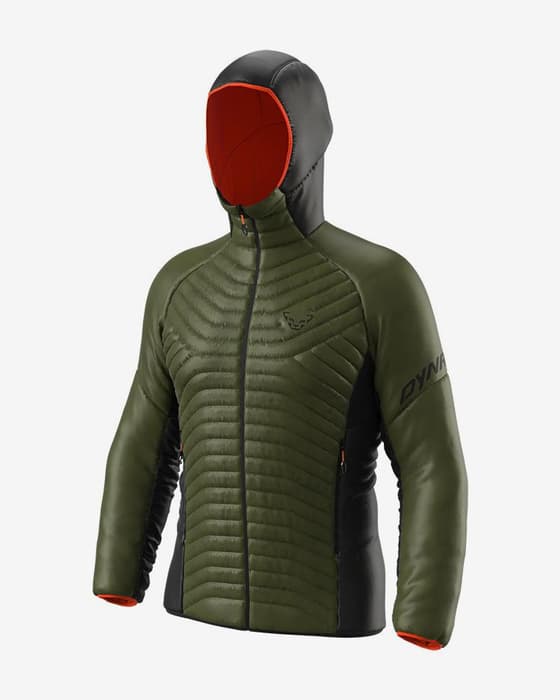 Chaqueta con capucha Dynafit Speed Insulation Hooded verde militar