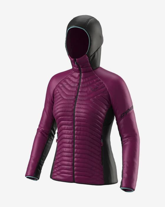 Chaqueta con capucha Dynafit Speed Insulation Hooded lila mujer