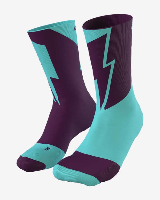 Dynafit No Pain No Gain Socks Sky Blue Purple
