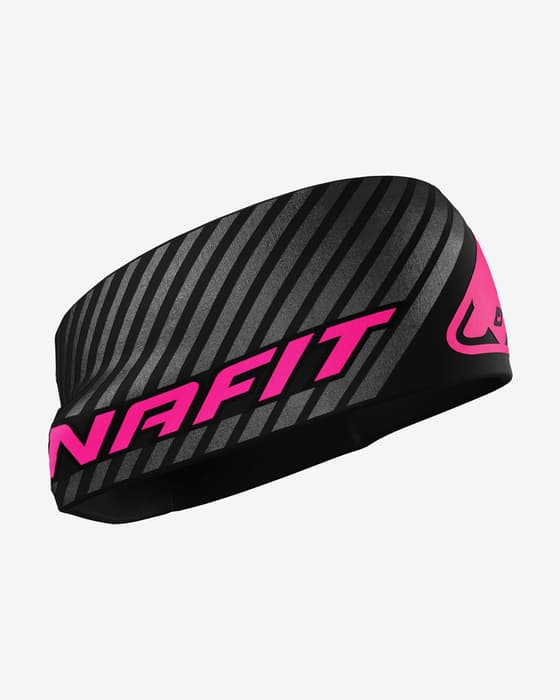 Dynafit Alpine Reflective Headband Black Fuchsia