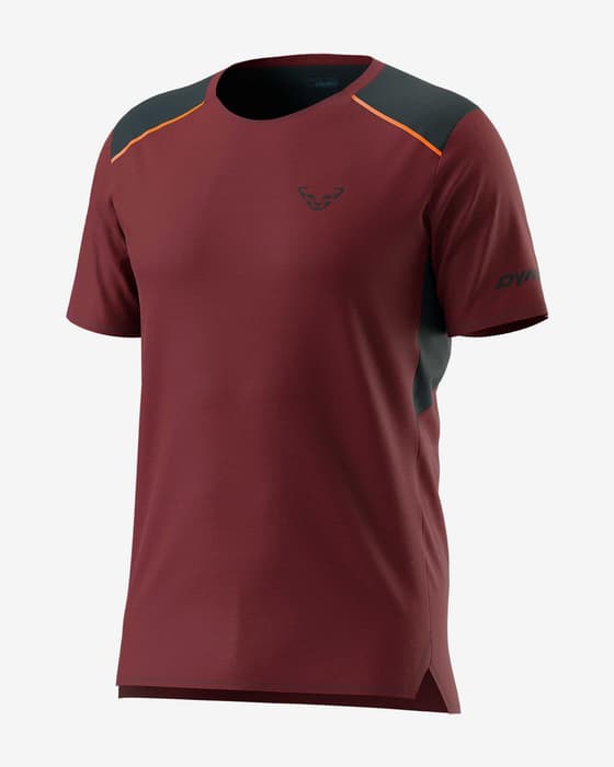 Camiseta Dynafit Sky manga corta granate