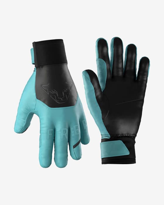 Guantes Dynafit Tigard Leather PrimaLoft azul celeste