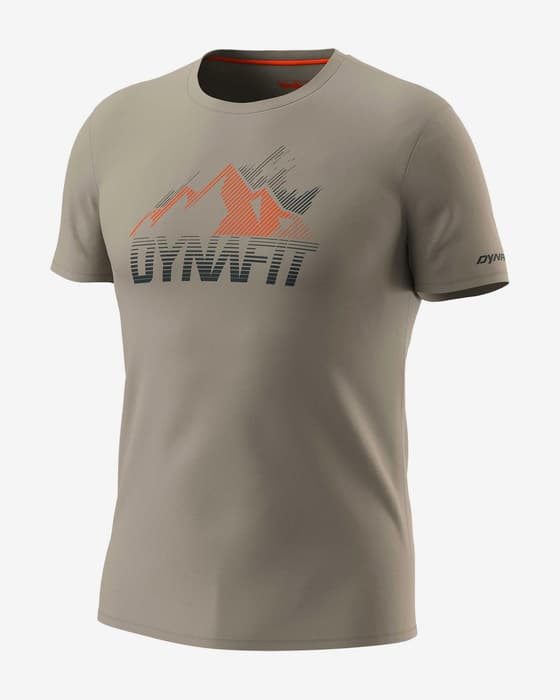 Dynafit Transalper Graphic T-Shirt hellbraun/orange