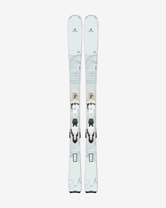 Dynastar E Lite 2 Skis + Xpress 10 GW B83 Bindings White Women