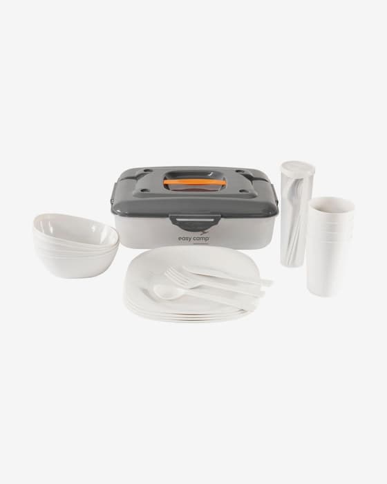Juego menaje Easy Camp Picnic Medium blanco
