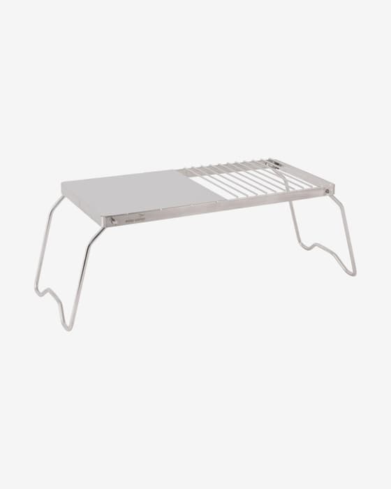 Parrilla plegable Easy Camp Campfire Grill gris plata