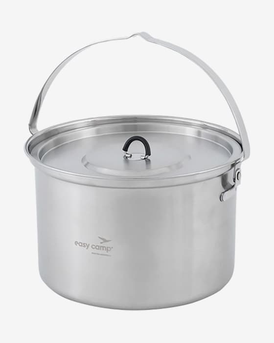 Olla Easy Camp Campfire 4L gris plata