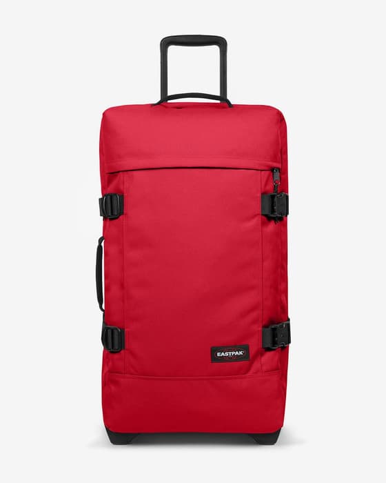 Trolley Eastpak Double Tranverz M 78L rojo intenso negro