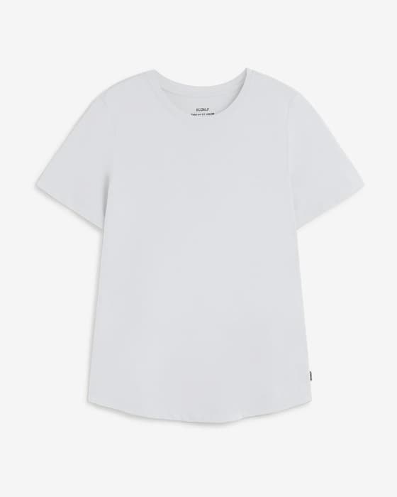 Camiseta Ecoalf Lake manga corta blanco puro mujer
