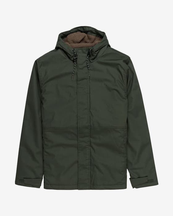 Chaqueta con capucha Element Alder verde mate