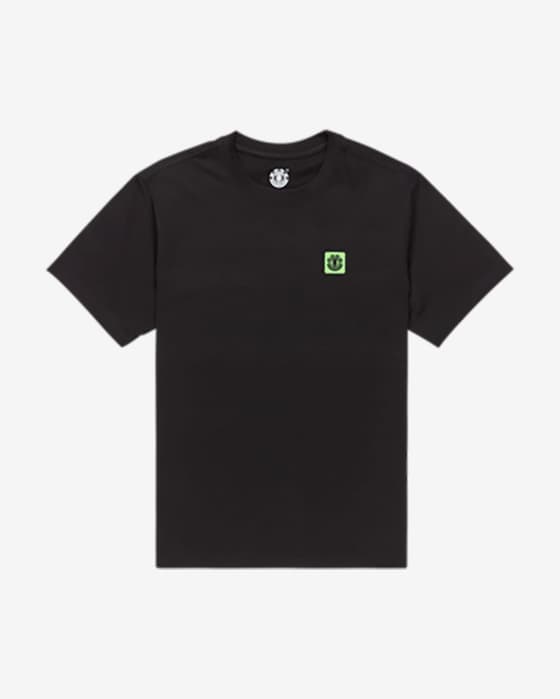 Camiseta Element Joint Texture manga corta negro verde