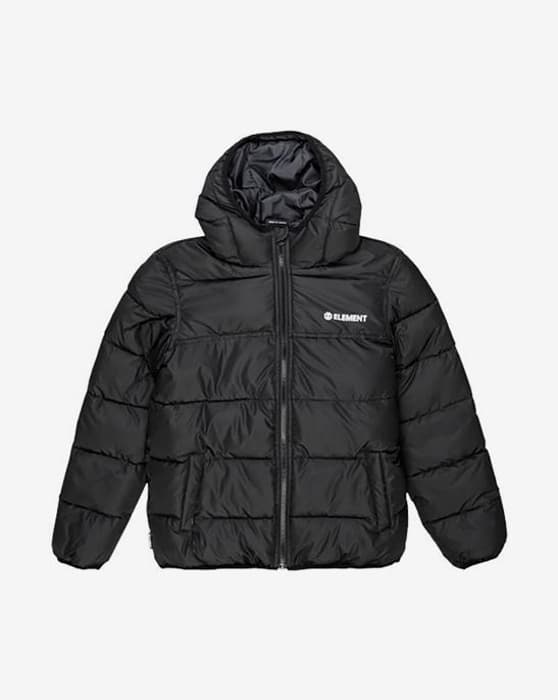 Chaqueta Element Alder Avalanche negro infantil