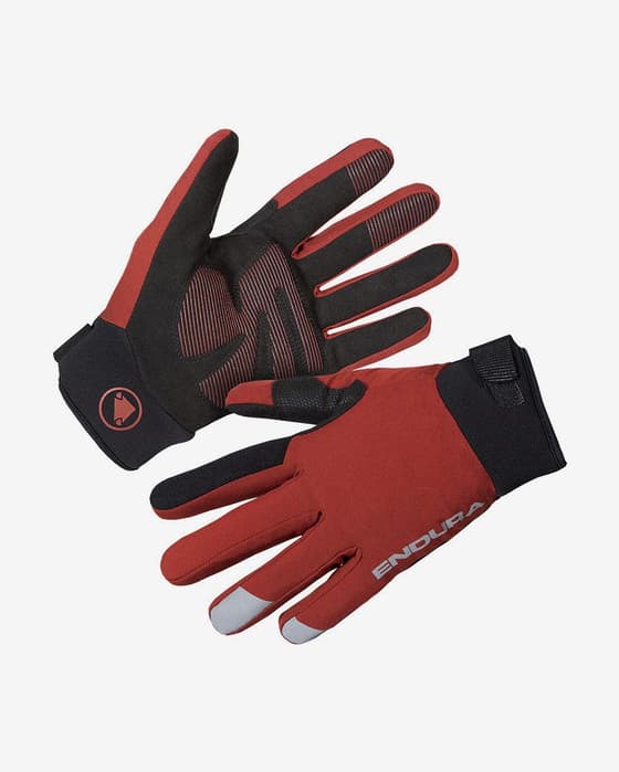 Guantes largos Endura Strike marrón negro