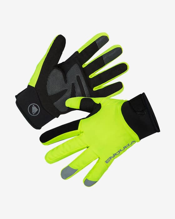 Guantes largos Endura Strike amarillo flúor negro