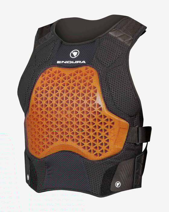 Chaleco protección Endura MT500 D3O negro naranja
