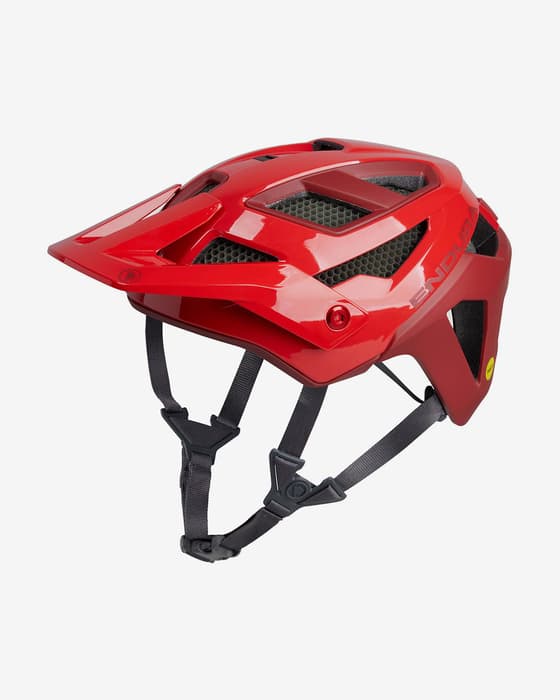 Casco Endura MT500 MIPS rojo brillante