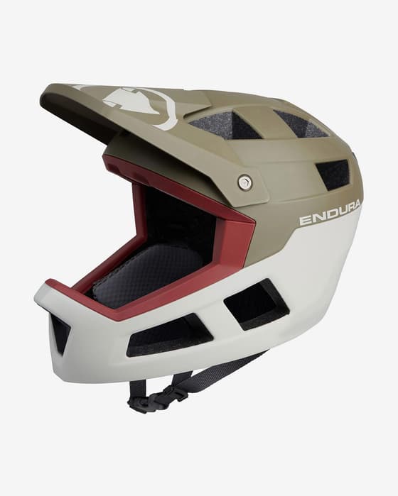 Casco Endura SingleTrack Integral verde pálido blanco