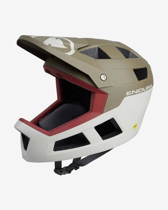 Casco Endura SingleTrack Integral MIPS verde pálido blanco
