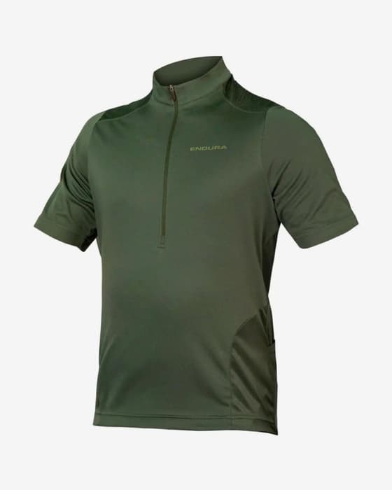 Maillot Enduro Hummvee manche courte vert foncé