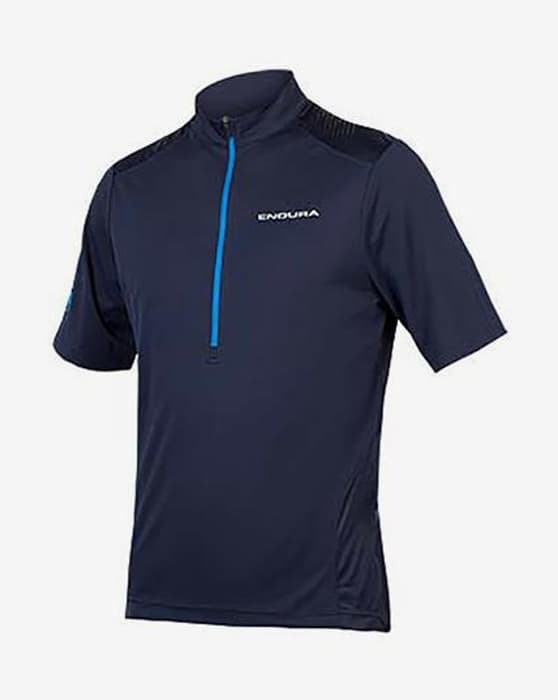 Maillot Endura Hummvee manga corta azul marino